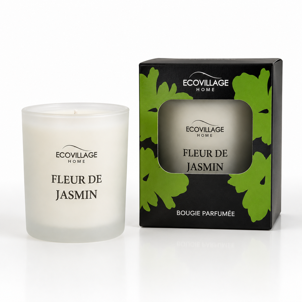 Bougie fleur de jasmin noir 100 g